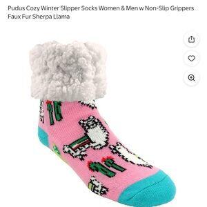 Pudus Llama Design Slipper Socks